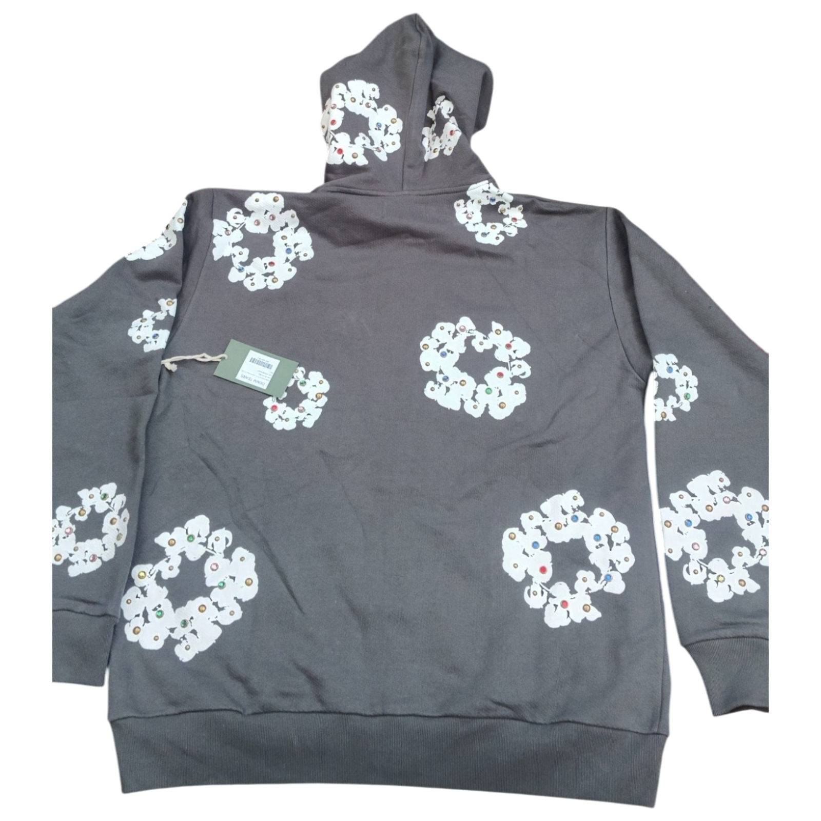 DT RHINESTONE HOODIE - L